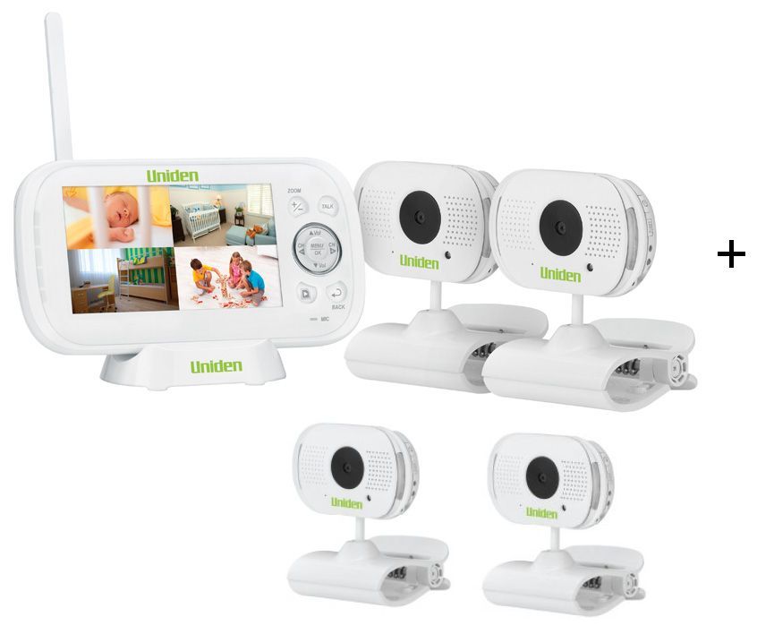 (image for) UNIDEN BW3104 4.3" DIGITAL BABY MONITOR WITH REMOTE VIEWING VIA