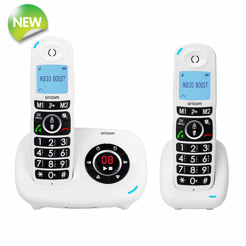ORICOM CARE820-2 TWIN DECT CORDLESS AMPLIFIED PHONE WITH ANSWERI