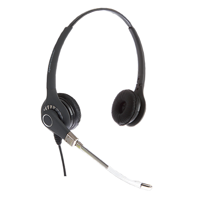 AGENT 600 BINAURAL HEADSET WITH MICROPHONE