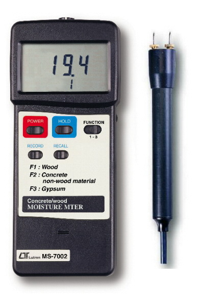 LUTRON CONCRETE AND WOOD MOISTURE METER MS7002