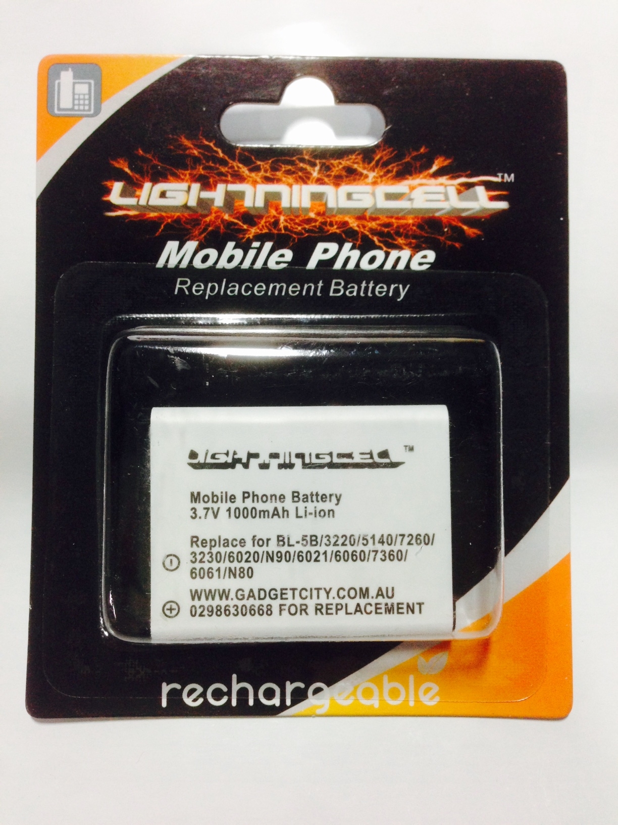 NOKIA BL5B REPLACEMENT MOBILE PHONE BATTERY