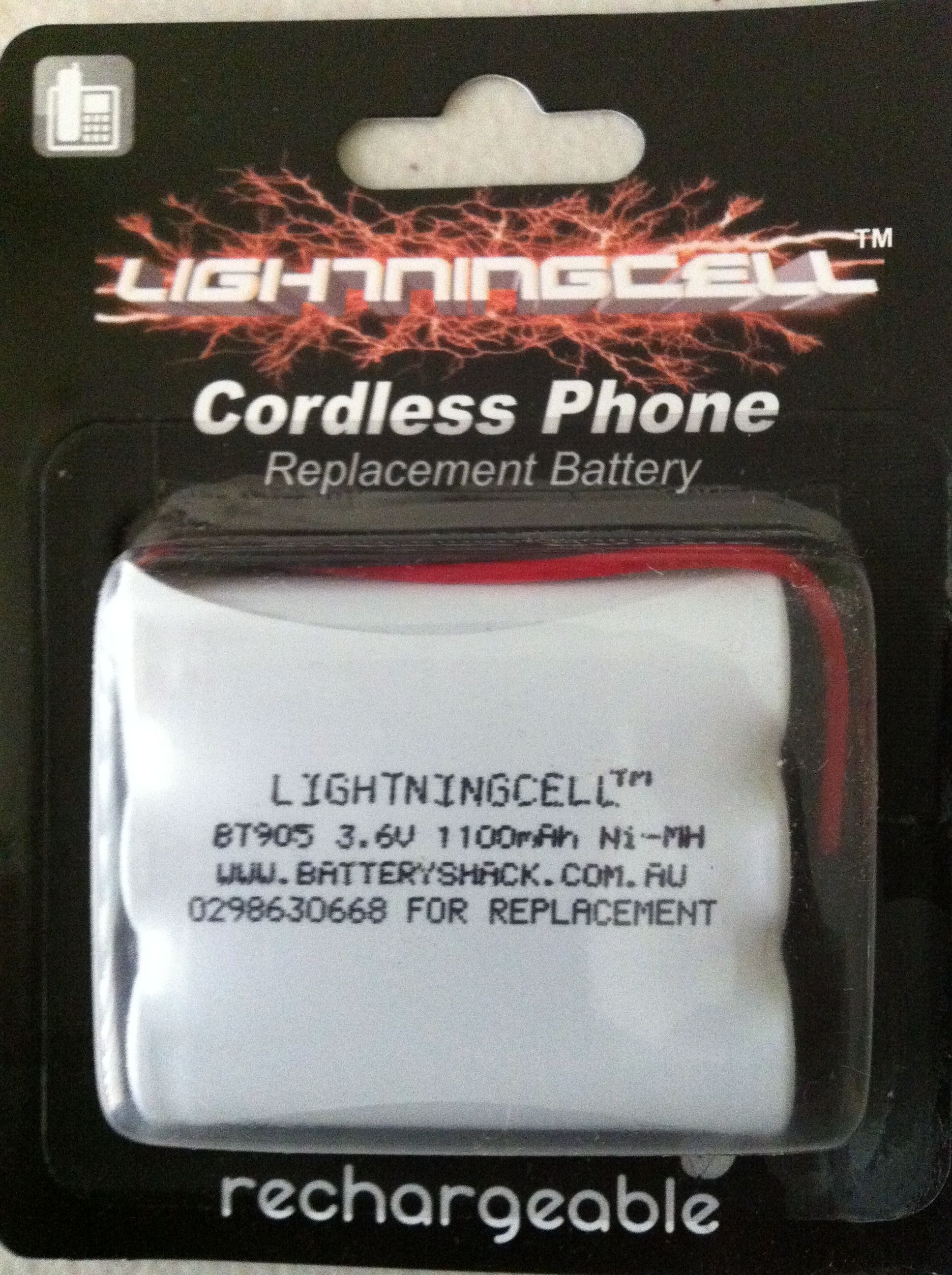 (image for) CB3800B CORDLESS PHONE REPL BATTERY